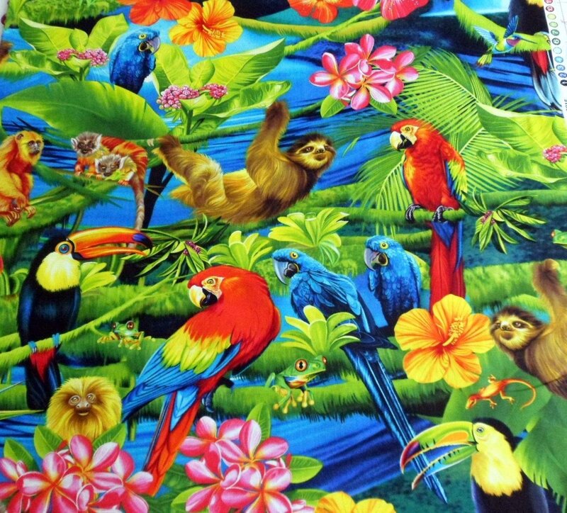 Tropical Birds and Animals
