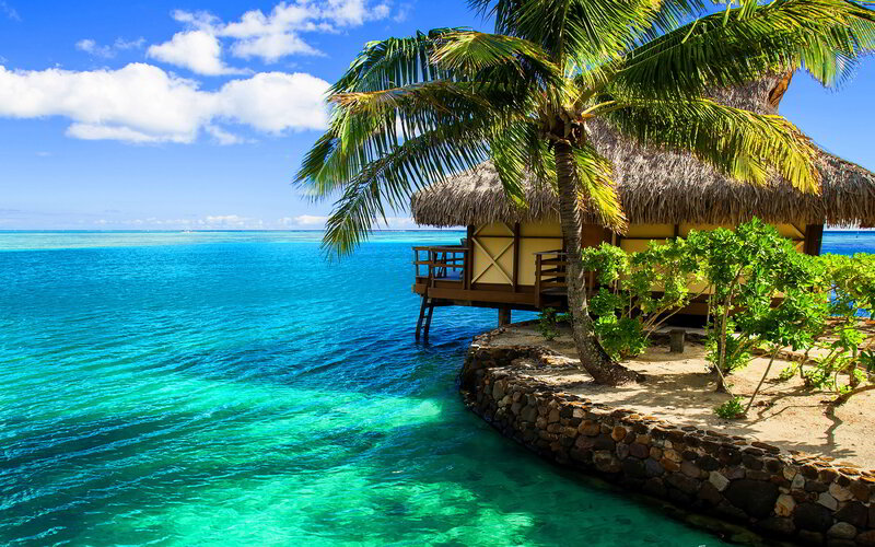 Tropical Bungalow on Beach
