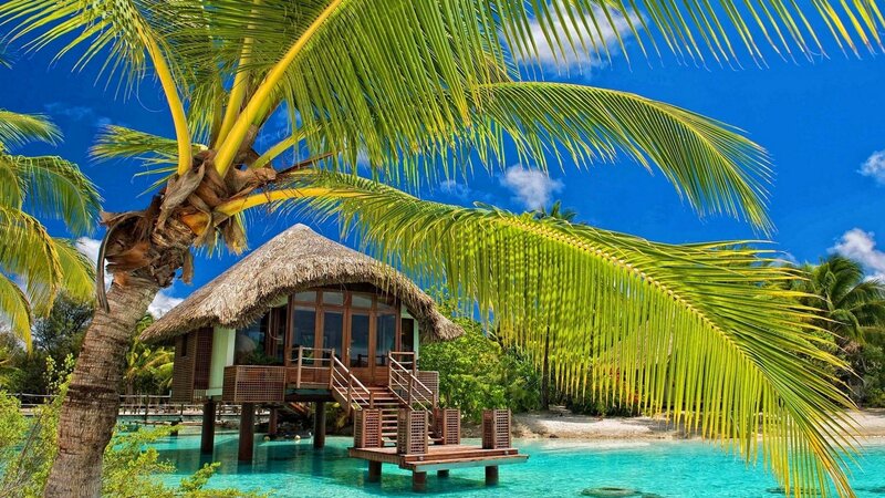 Tropical Bungalow on Water