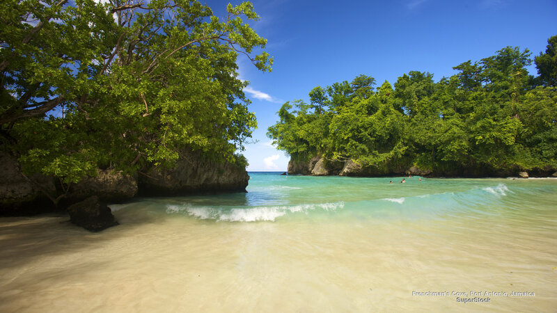 Tropical Cove with Beach