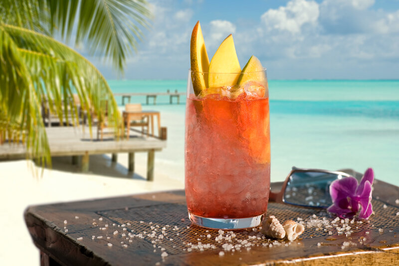 Tropical Drink on Table