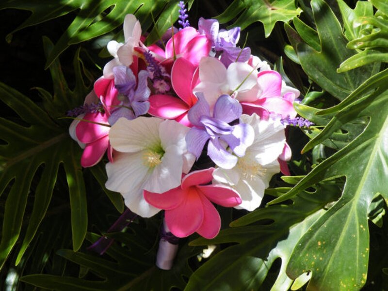 Tropical Flower Bouquet — Pink