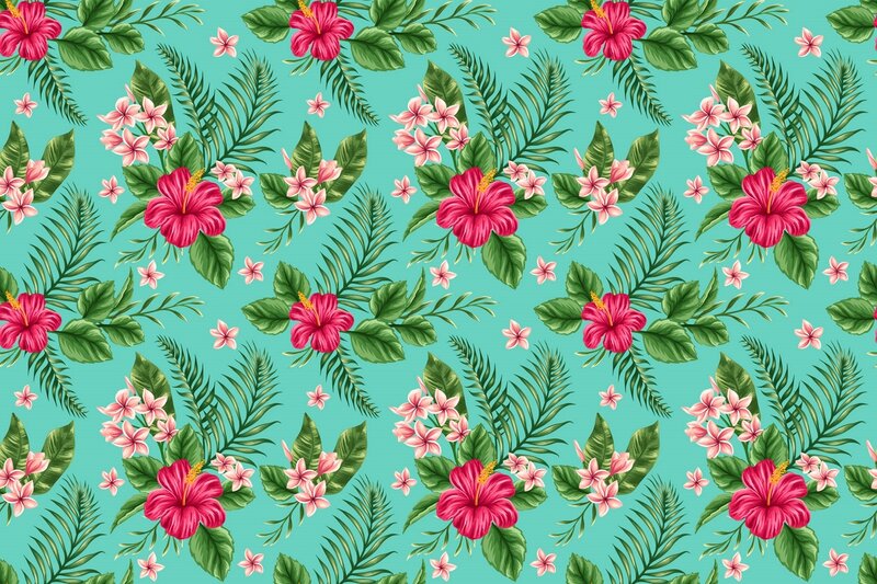 Tropical Flower Pattern