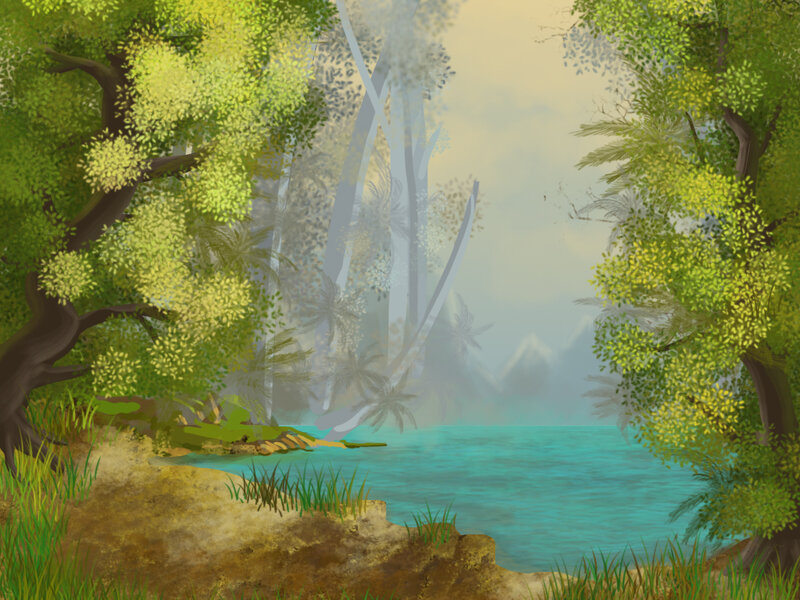 Tropical Forest Lake