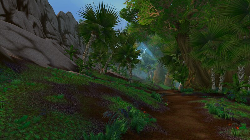 Tropical Forest Path — Green, Serene