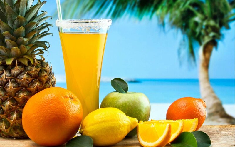 Tropical Fruit Drink — Yellow
