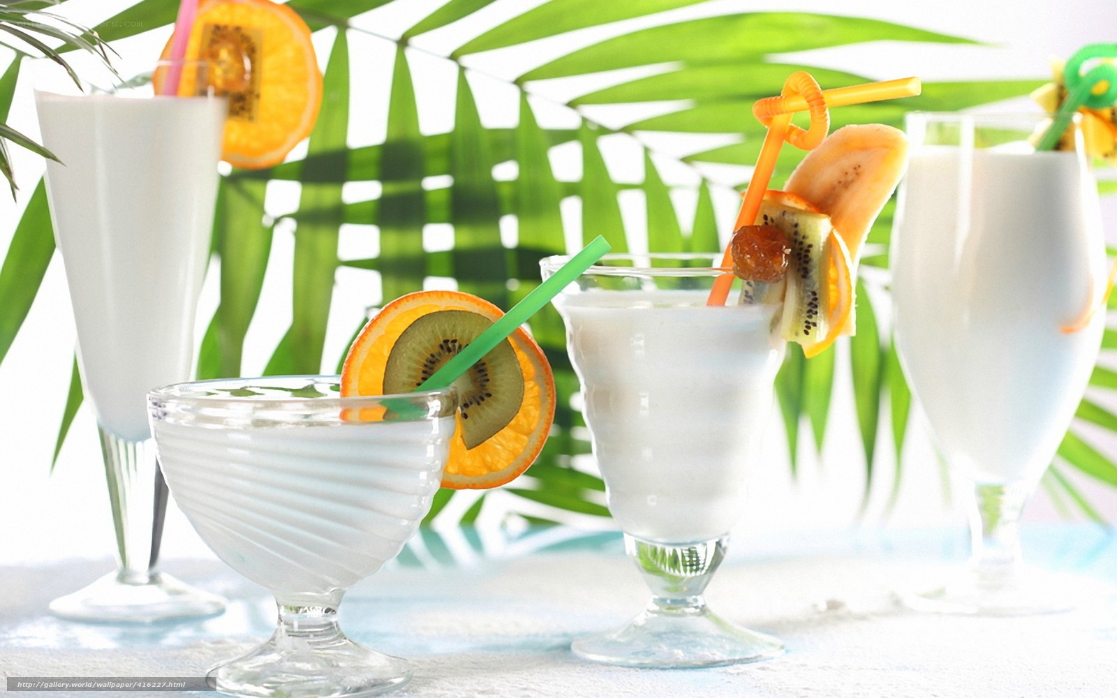 tropical fruit smoothies