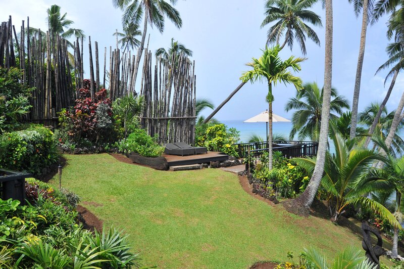 Tropical Garden with Ocean View — Green