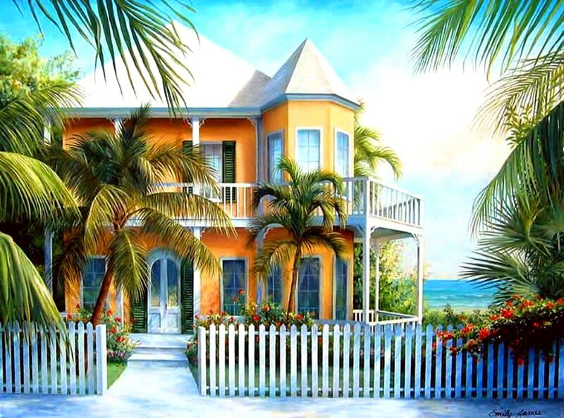 Tropical House by Ocean
