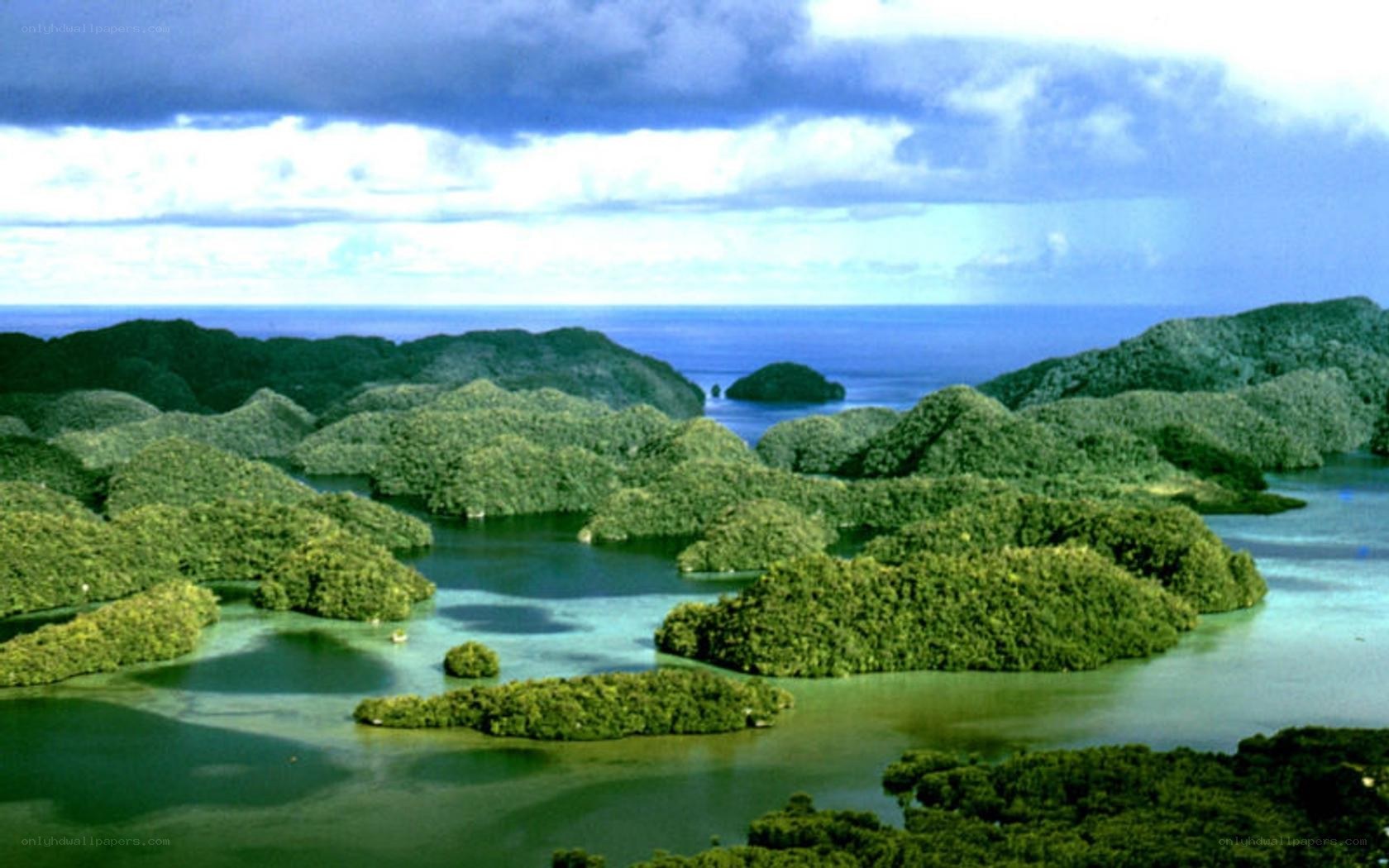 tropical island archipelago