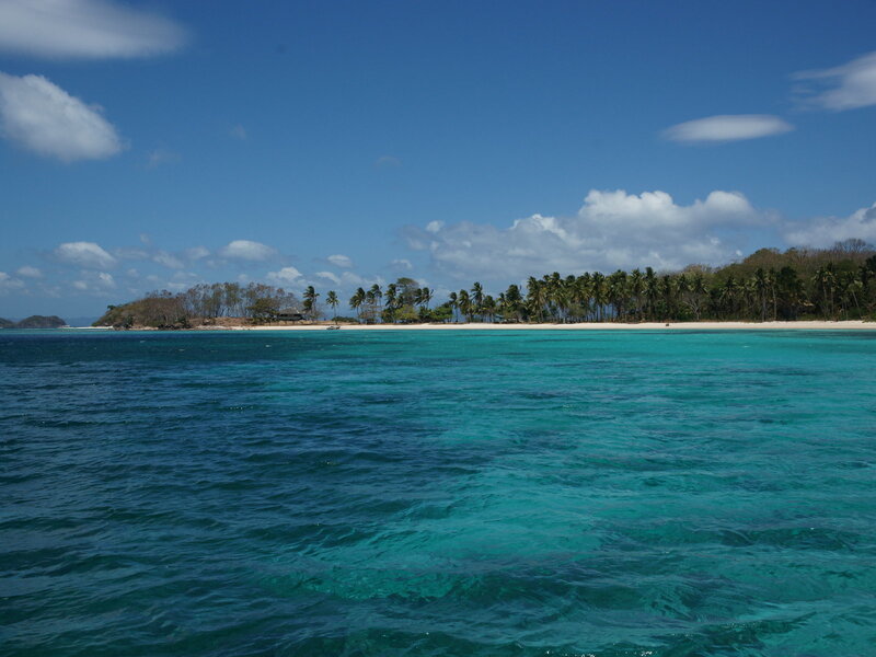 Tropical Island Beach — Blue, Serene, Afternoon
