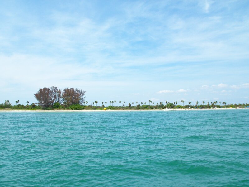 tropical island beach view