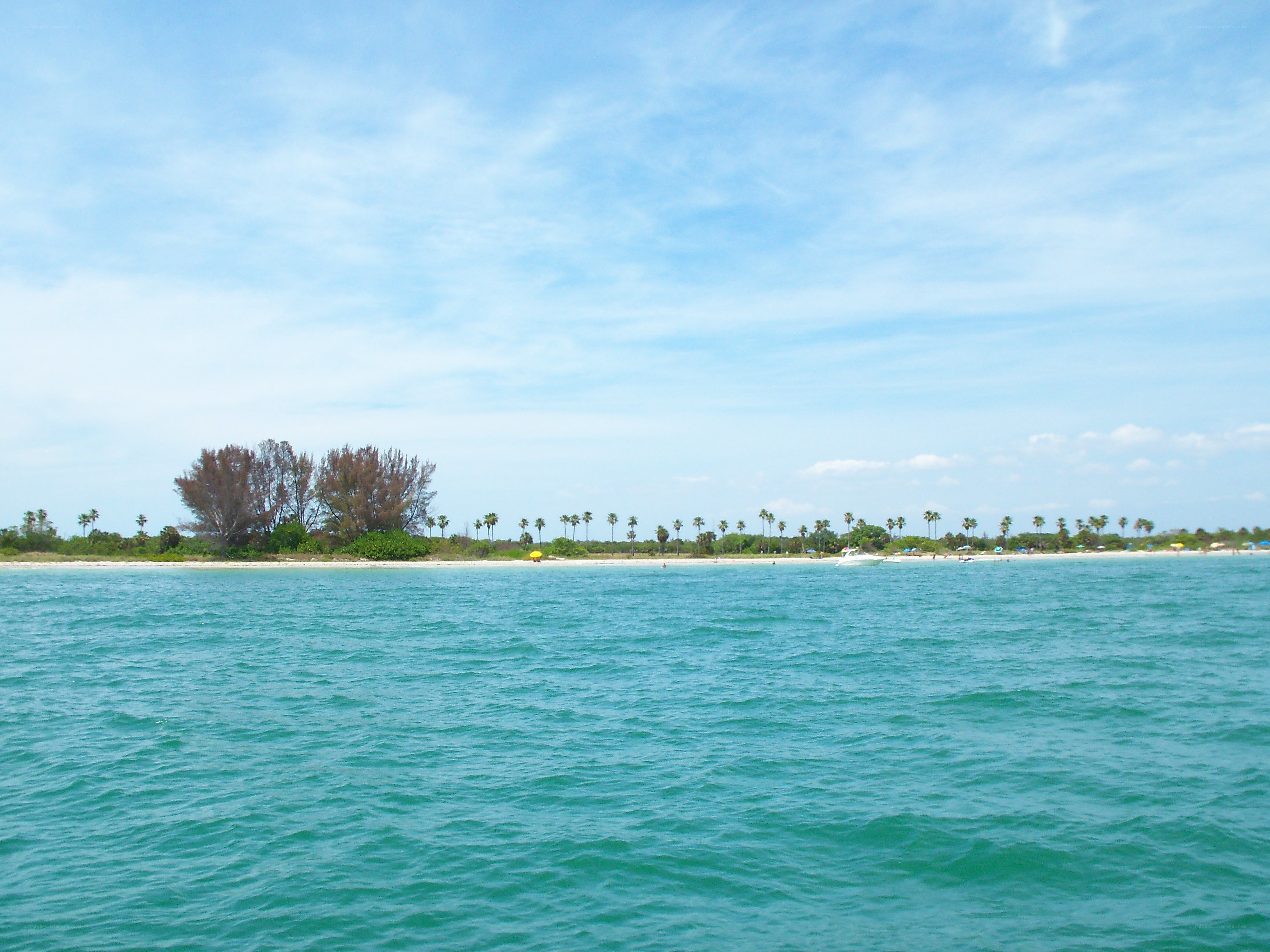 tropical island beach view