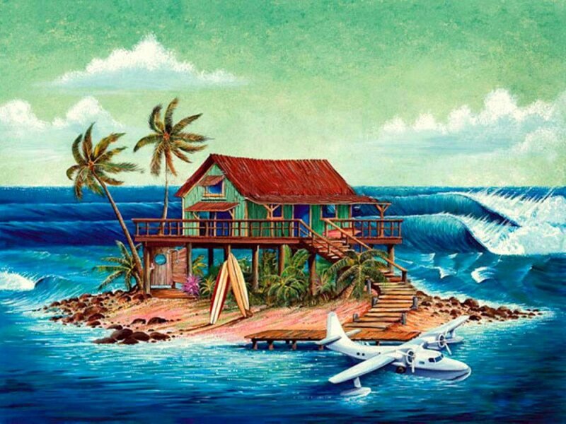 Tropical Island Cabin