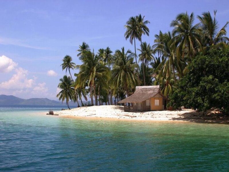 Tropical Island Hut