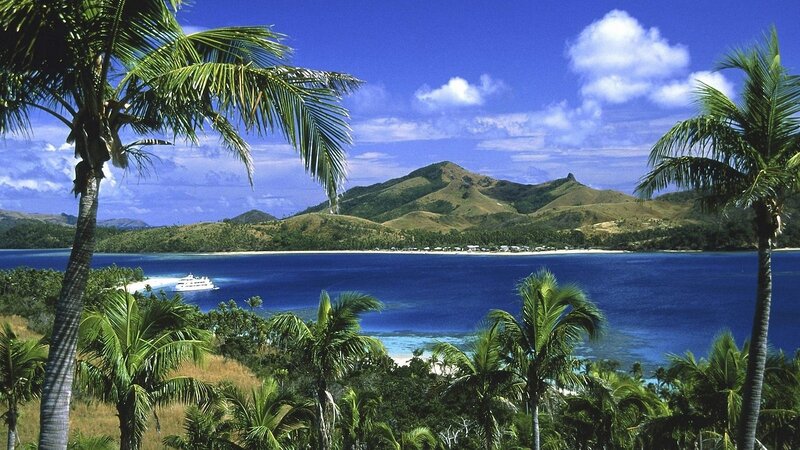 tropical island paradise