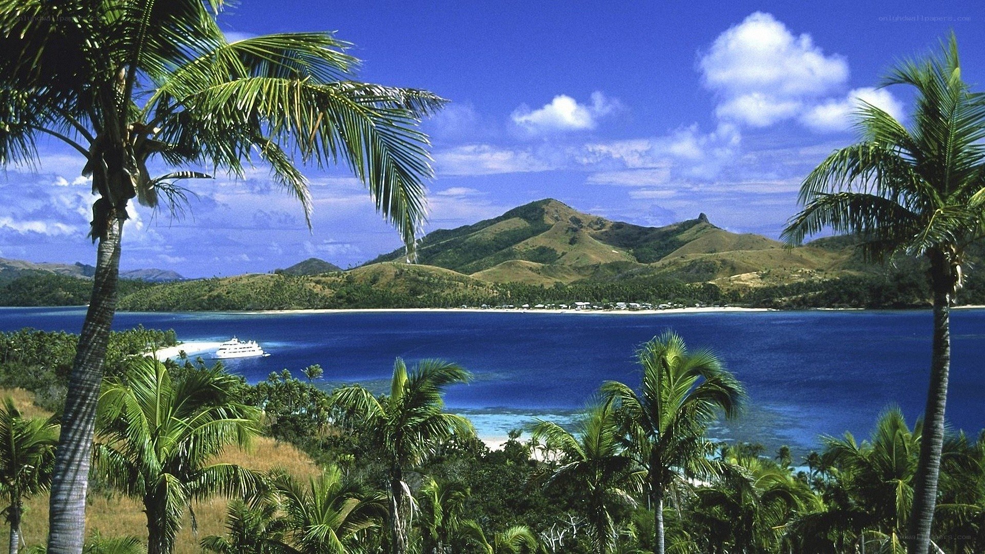 tropical island paradise