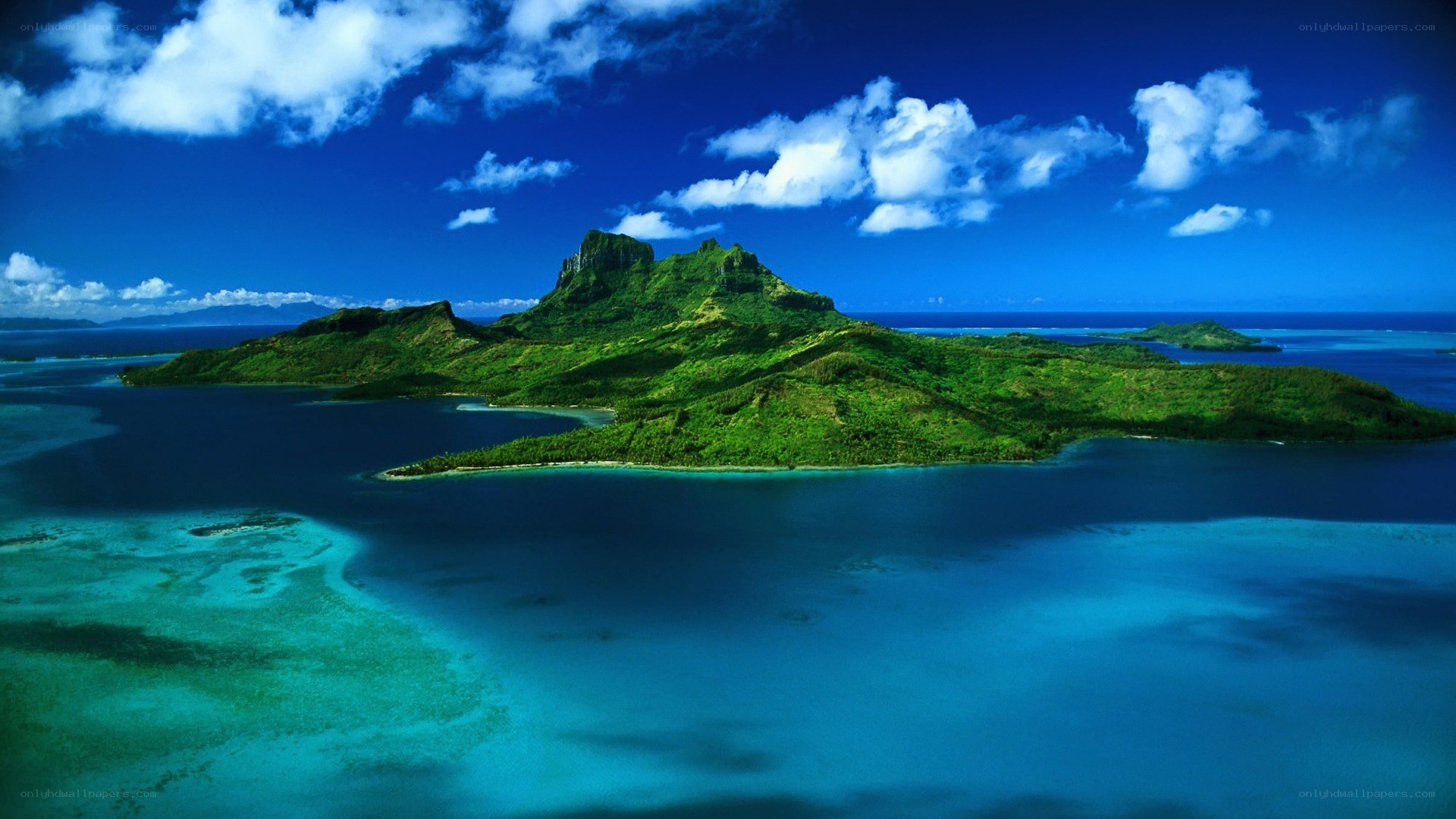 tropical island paradise