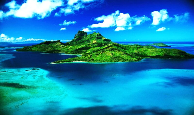tropical island paradise