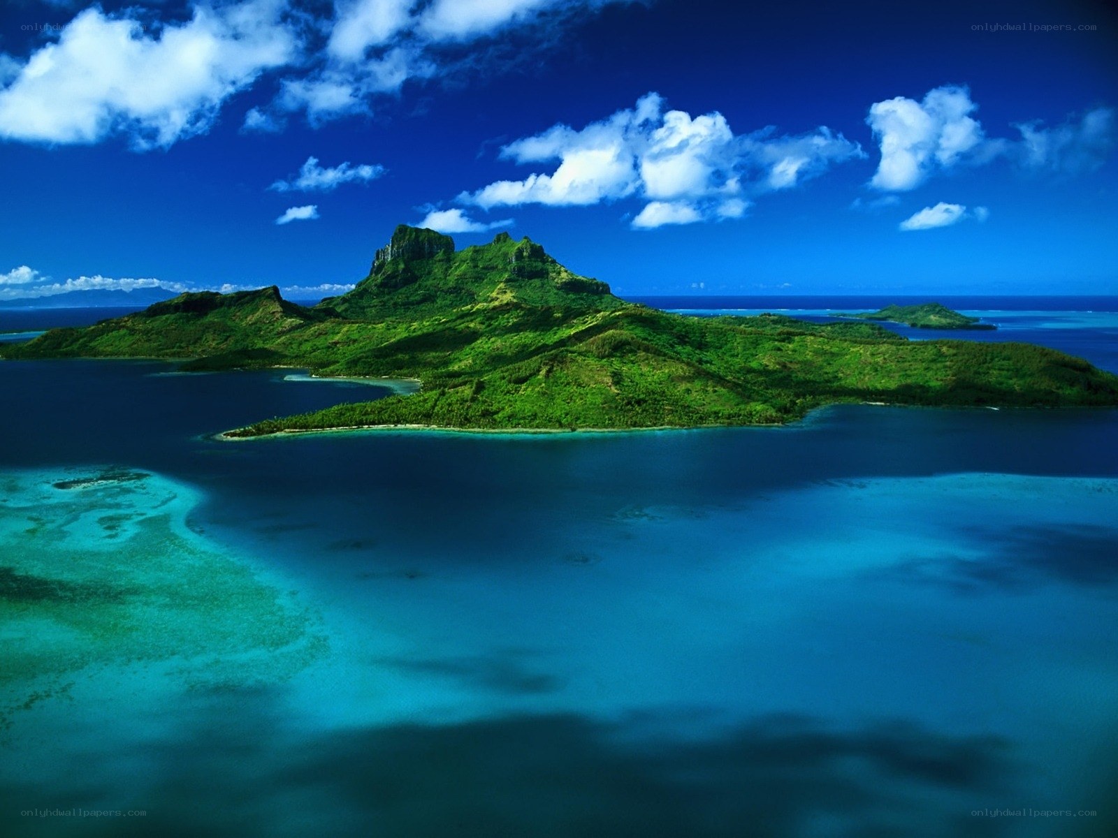 tropical island paradise