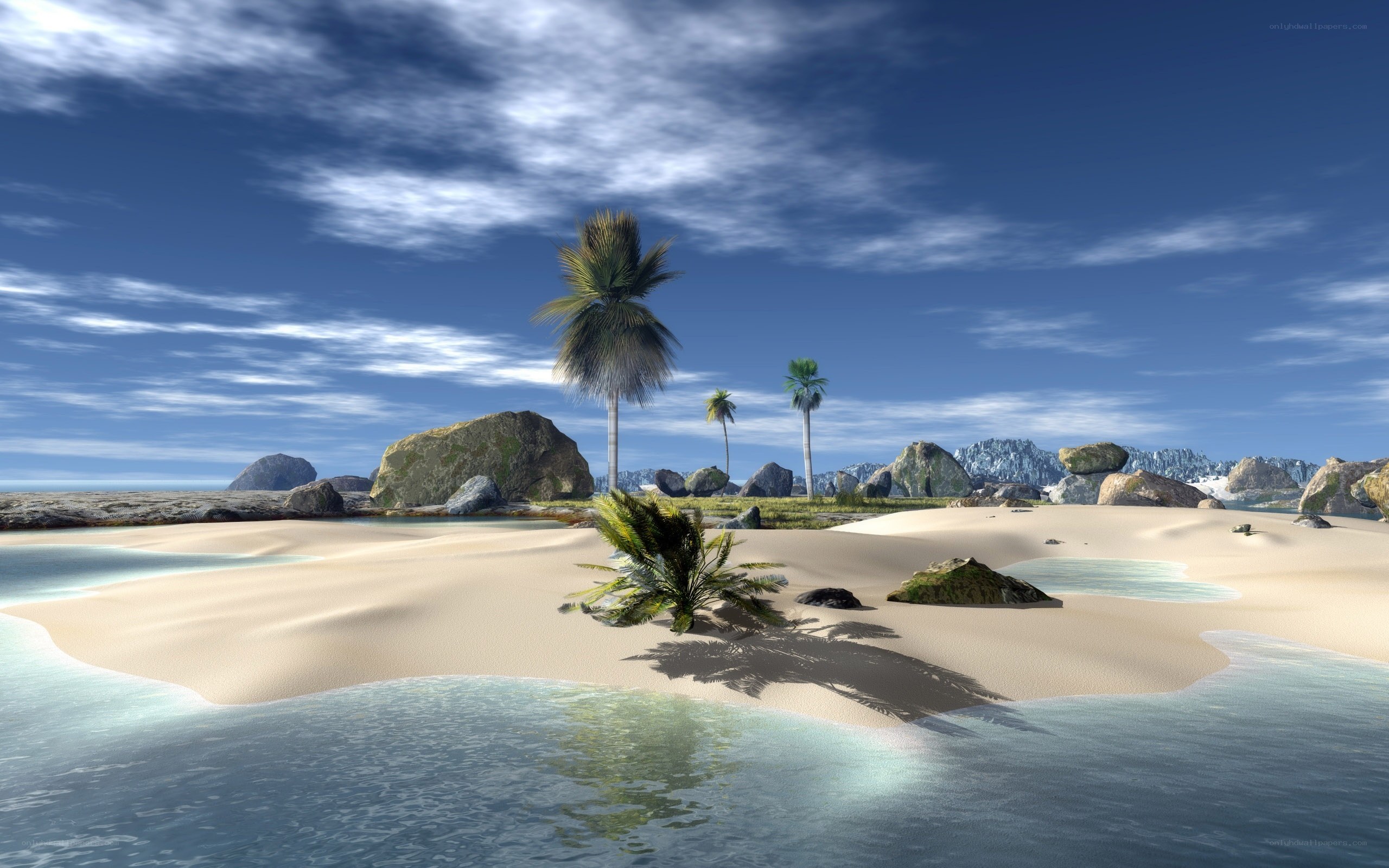 tropical island paradise