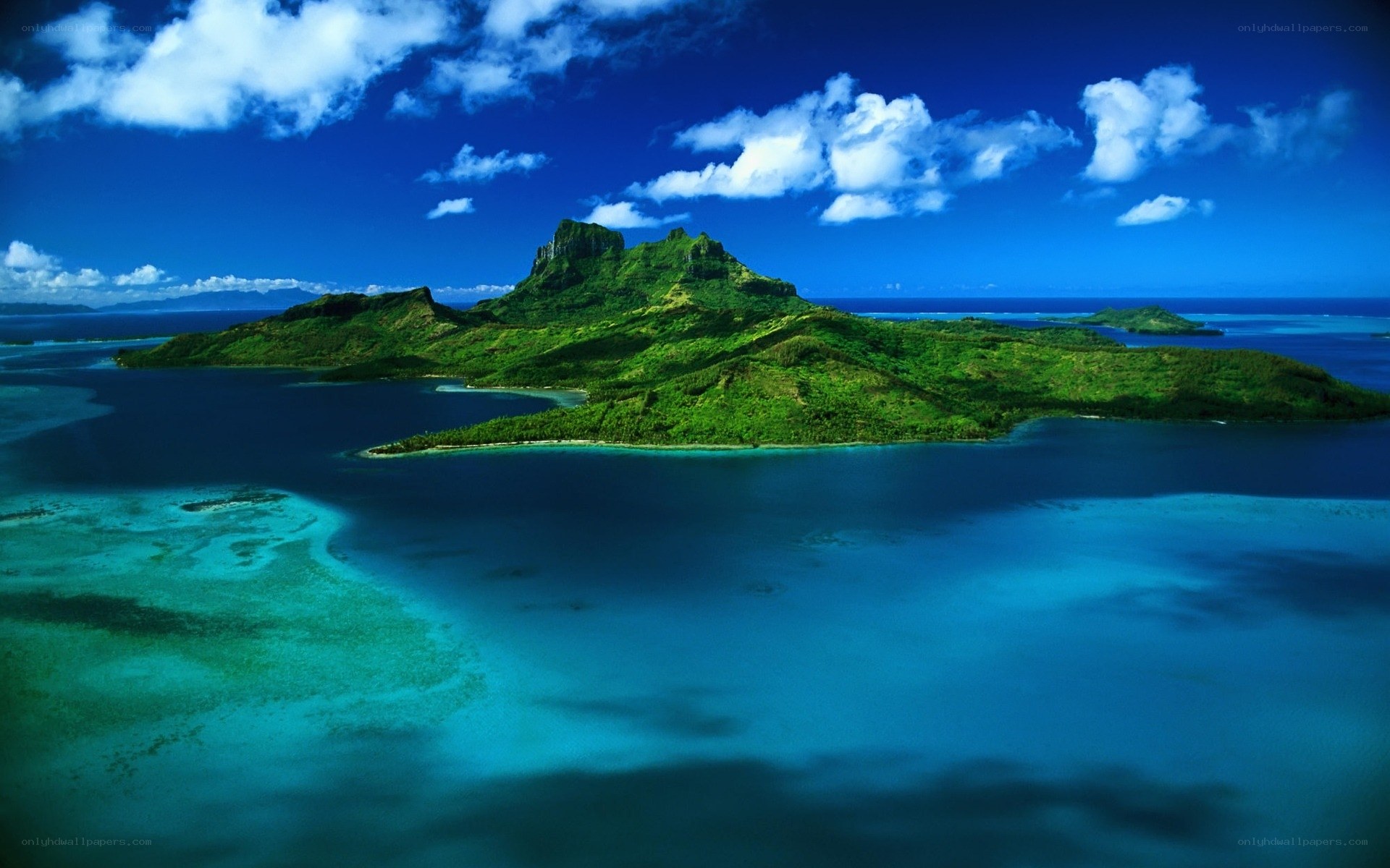 tropical island paradise