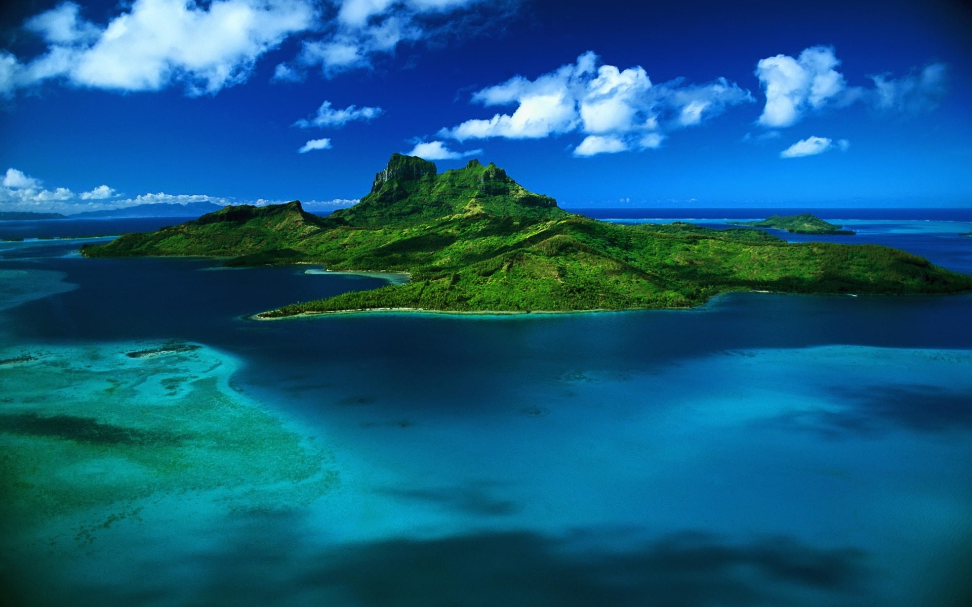 tropical island paradise
