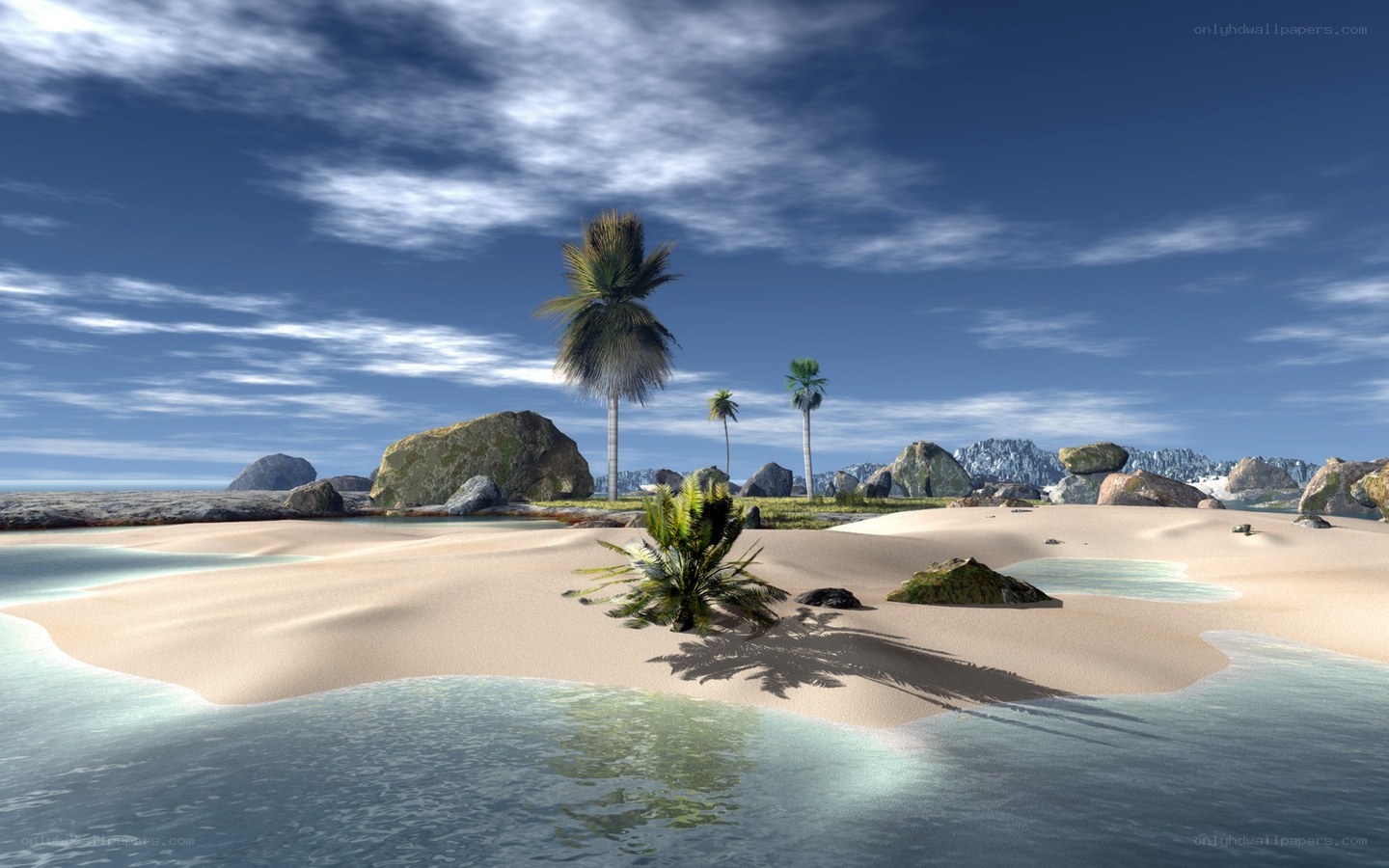 tropical island paradise