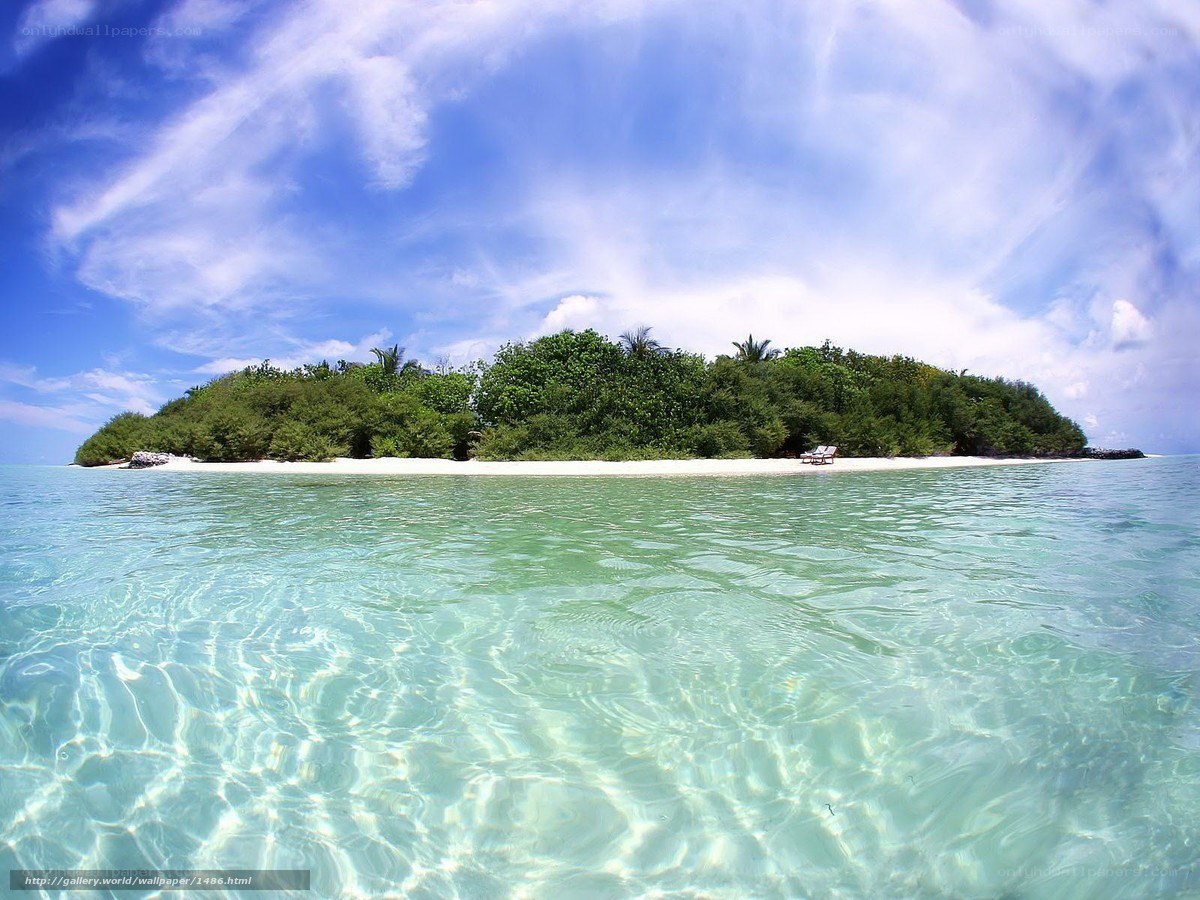 tropical island paradise