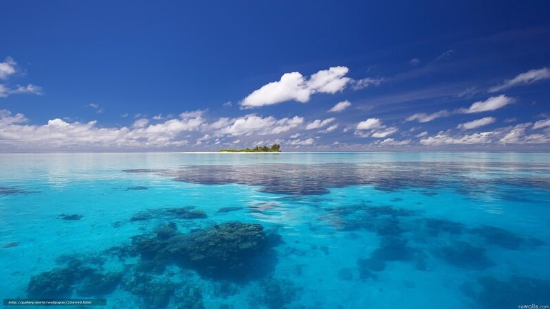 tropical island paradise