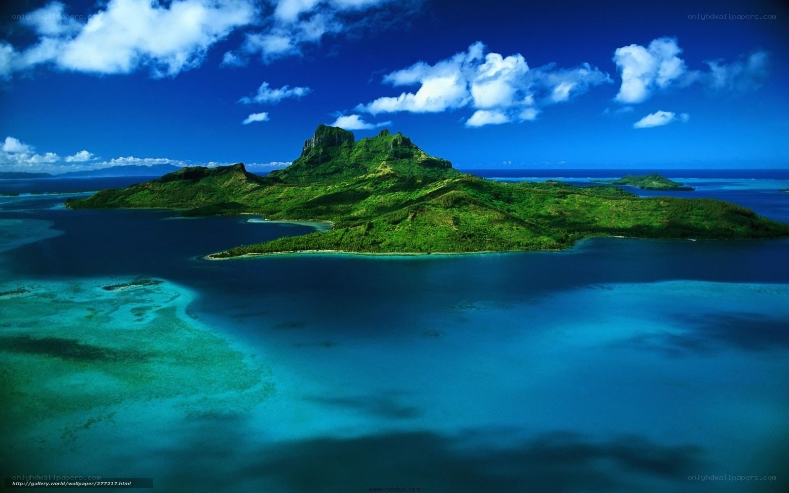 tropical island paradise
