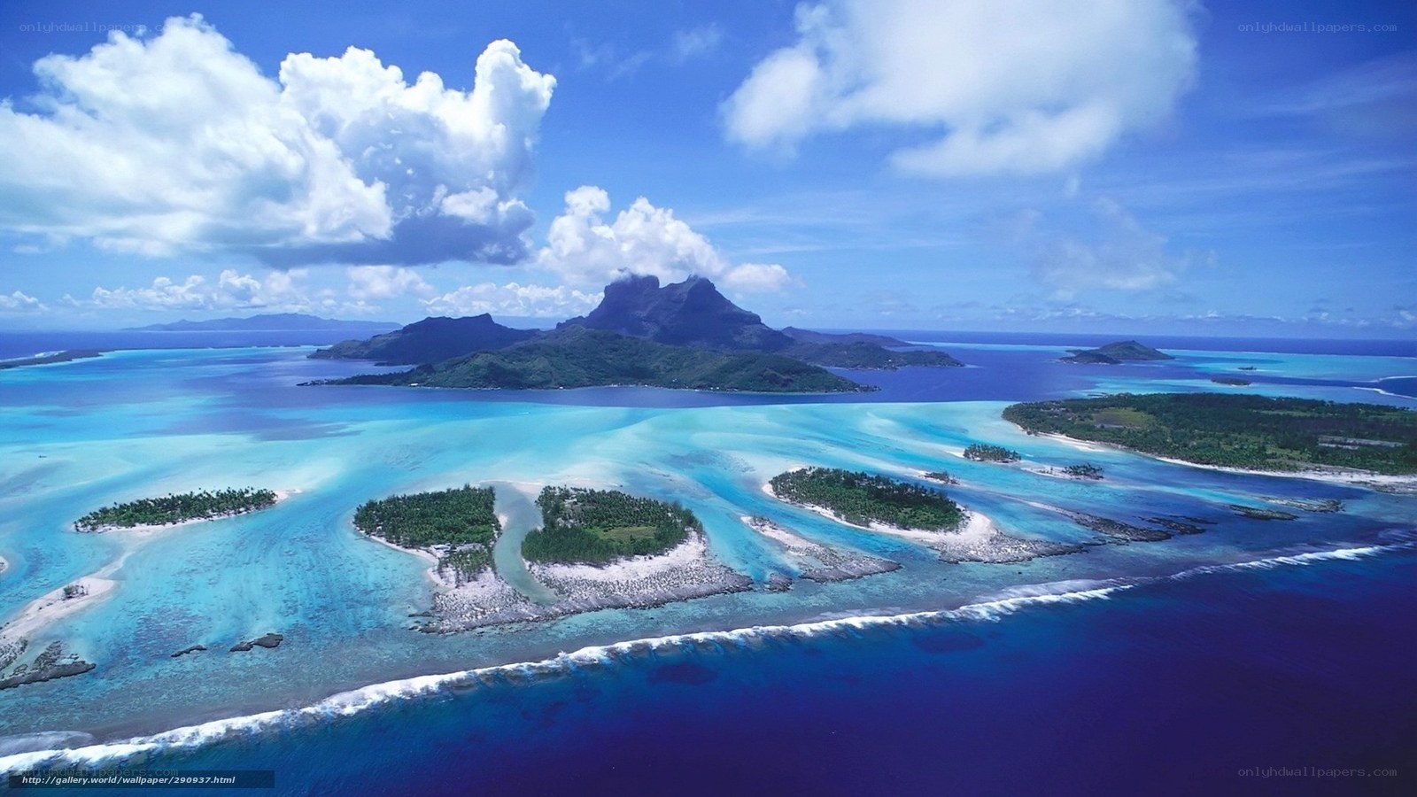 tropical island paradise