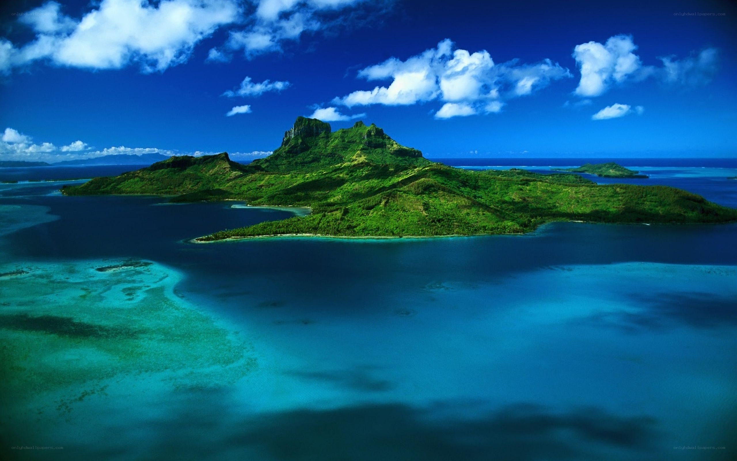 tropical island paradise