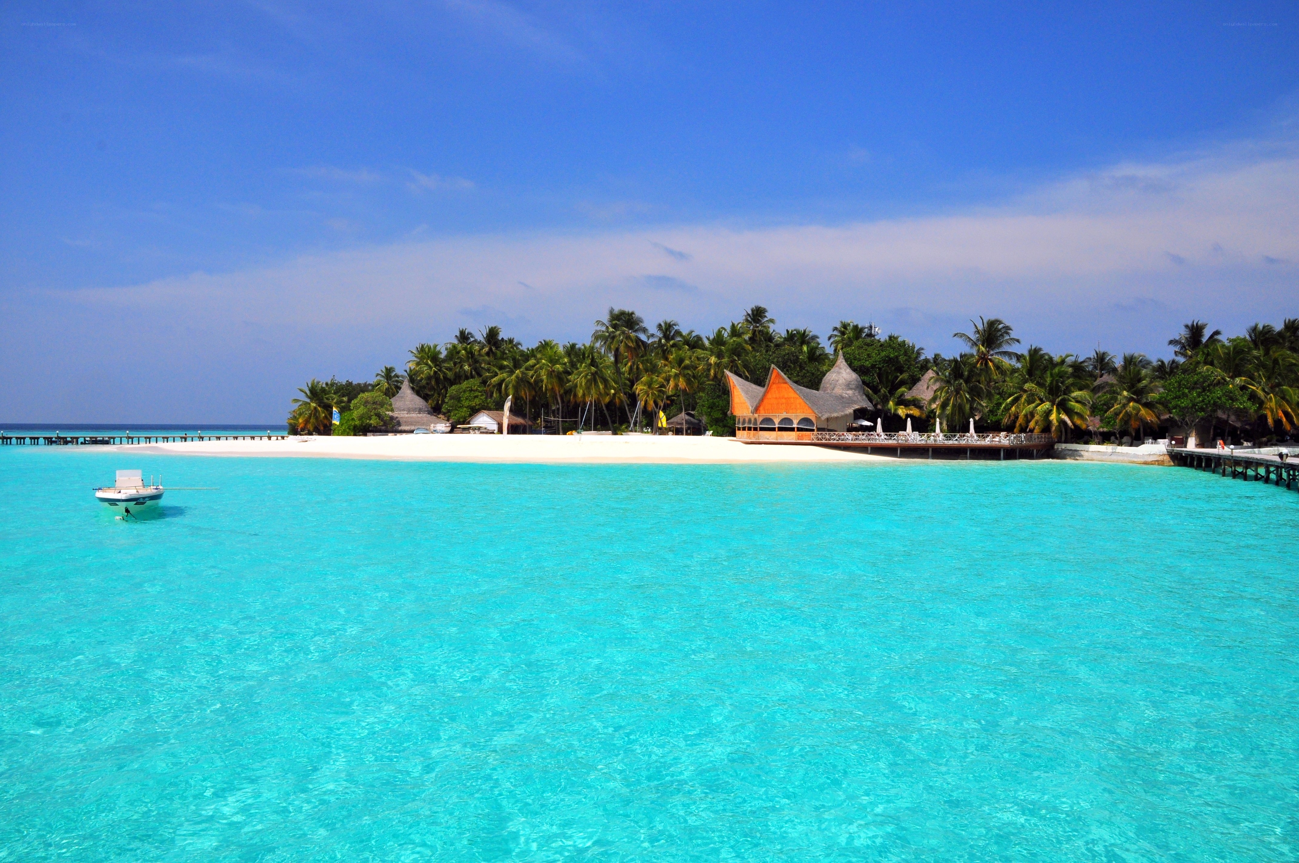 tropical island paradise