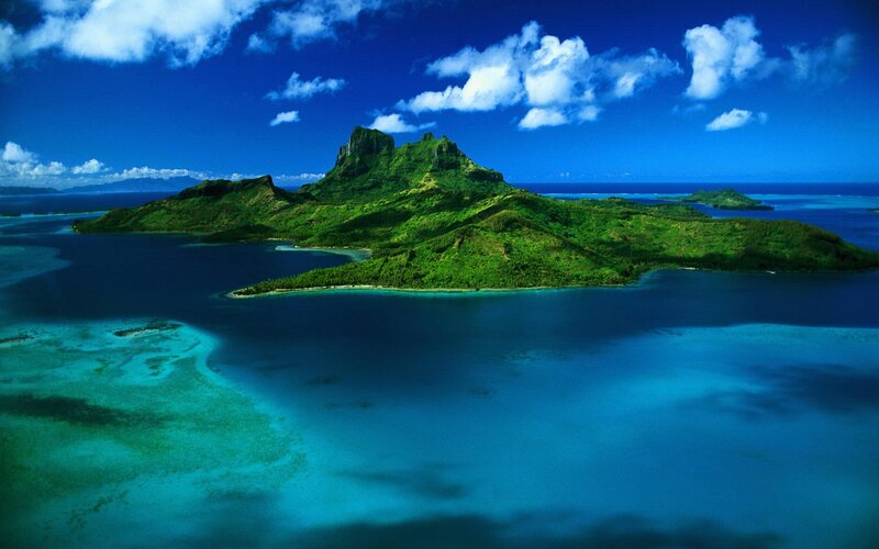 tropical island paradise