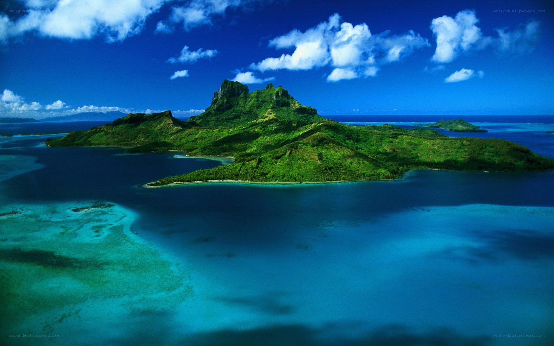 tropical island paradise
