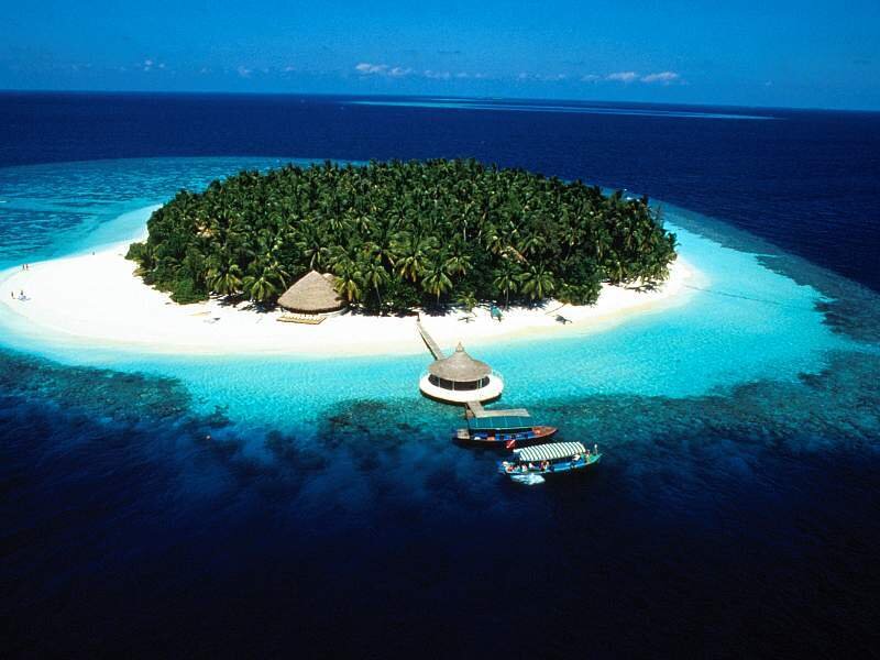 tropical island paradise