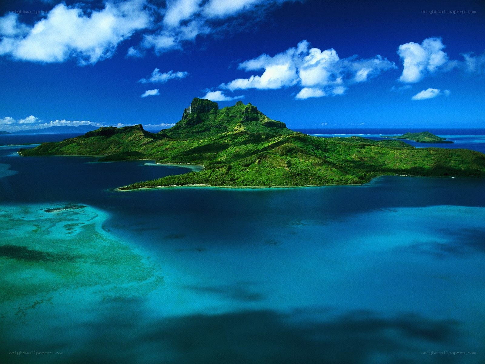 tropical island paradise