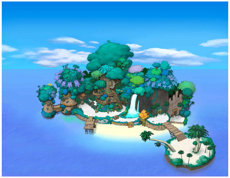 tropical island paradise