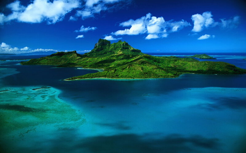 tropical island paradise
