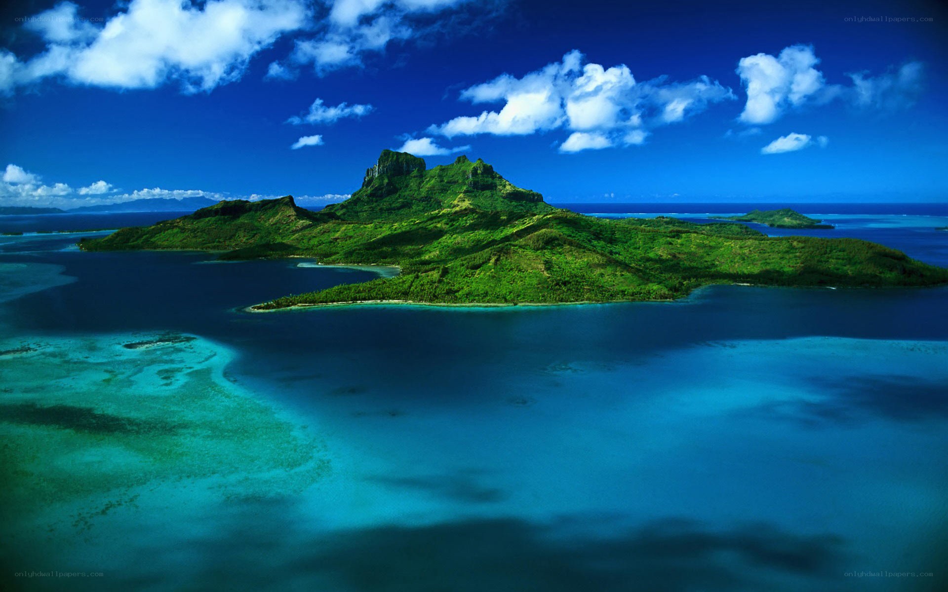 tropical island paradise