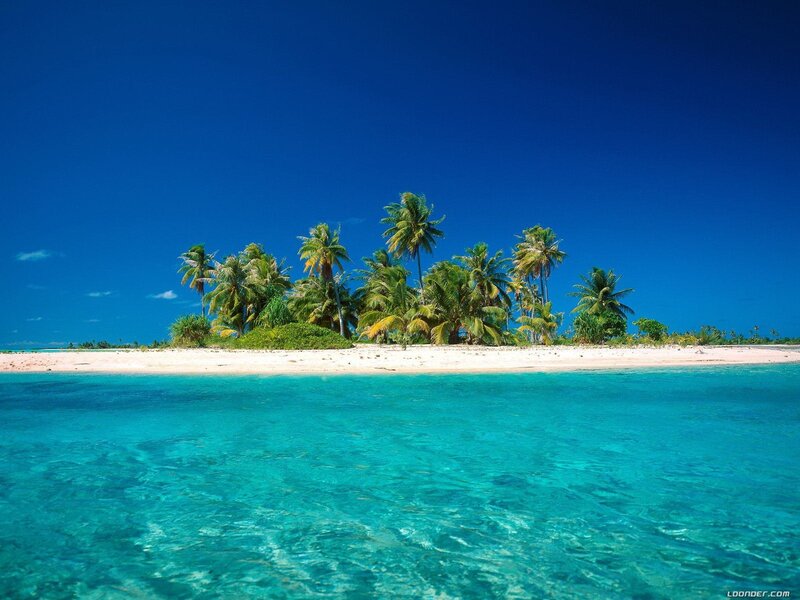 Tropical island paradise