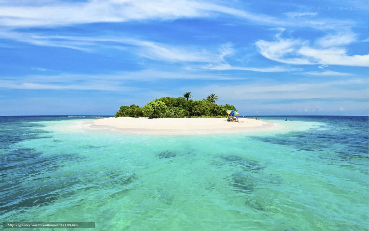 tropical island paradise