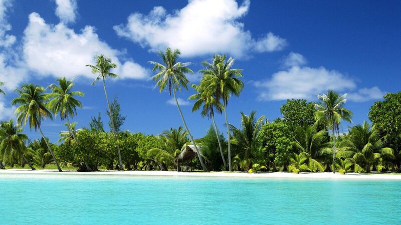 tropical island paradise