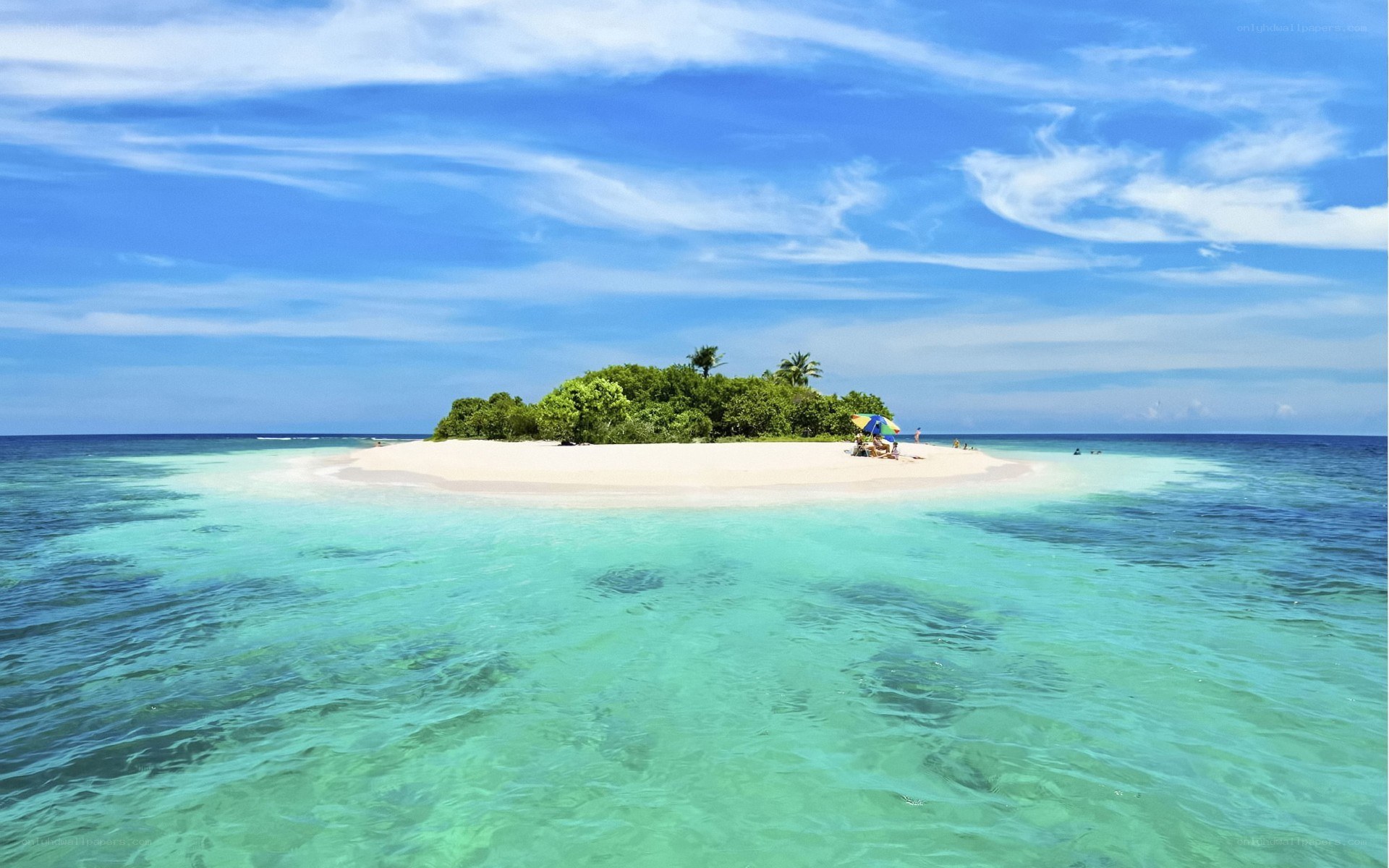 Tropical island paradise