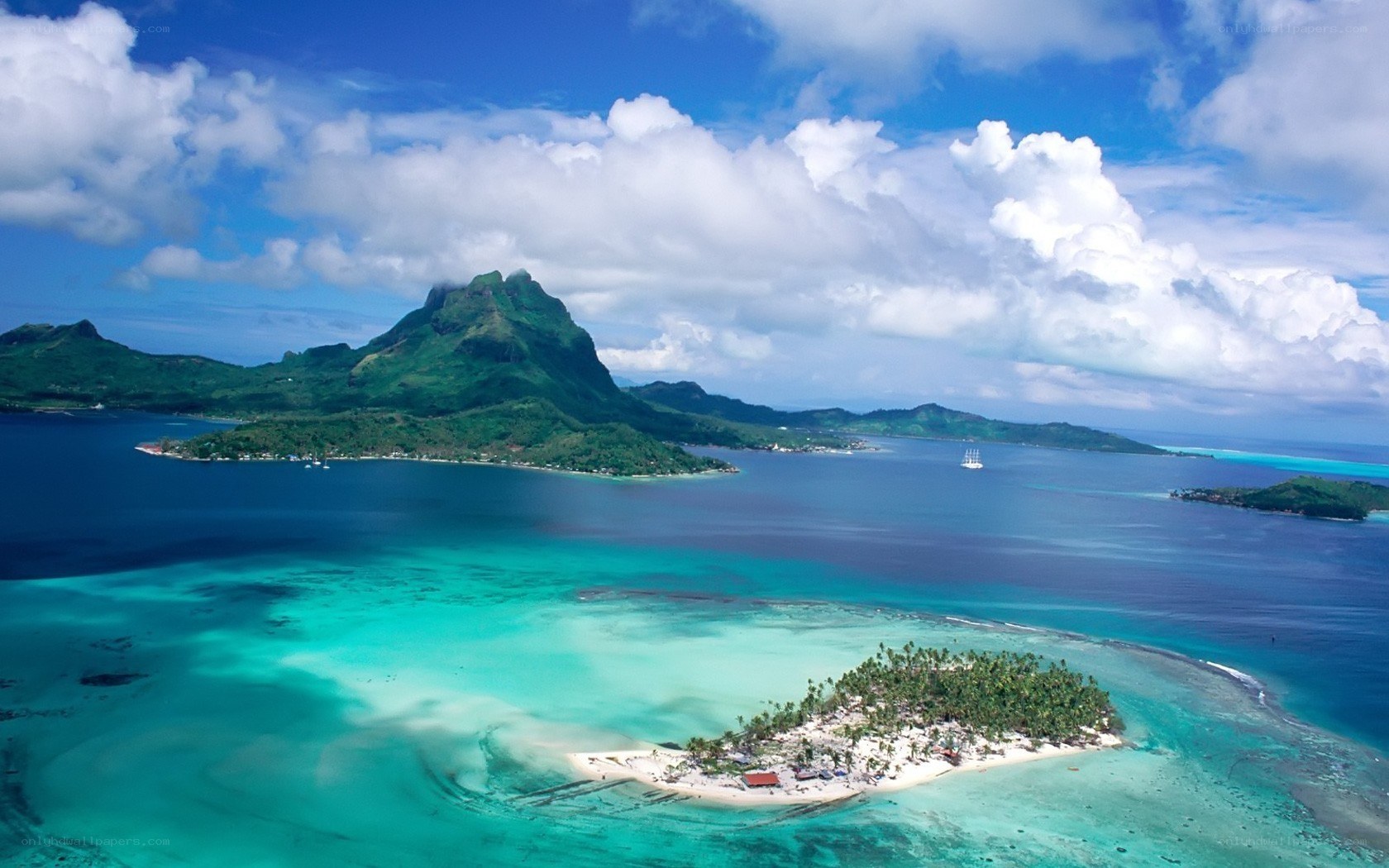 tropical island paradise