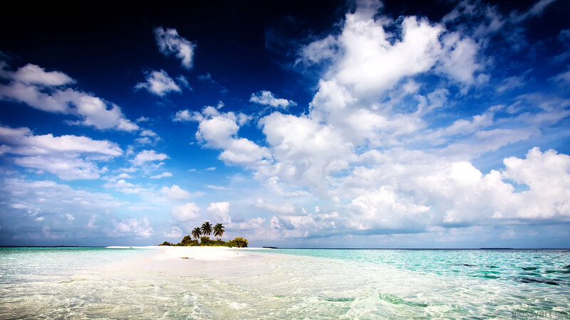 tropical island paradise