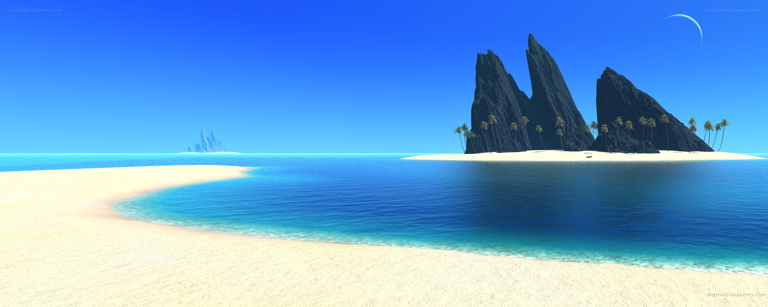 tropical island paradise
