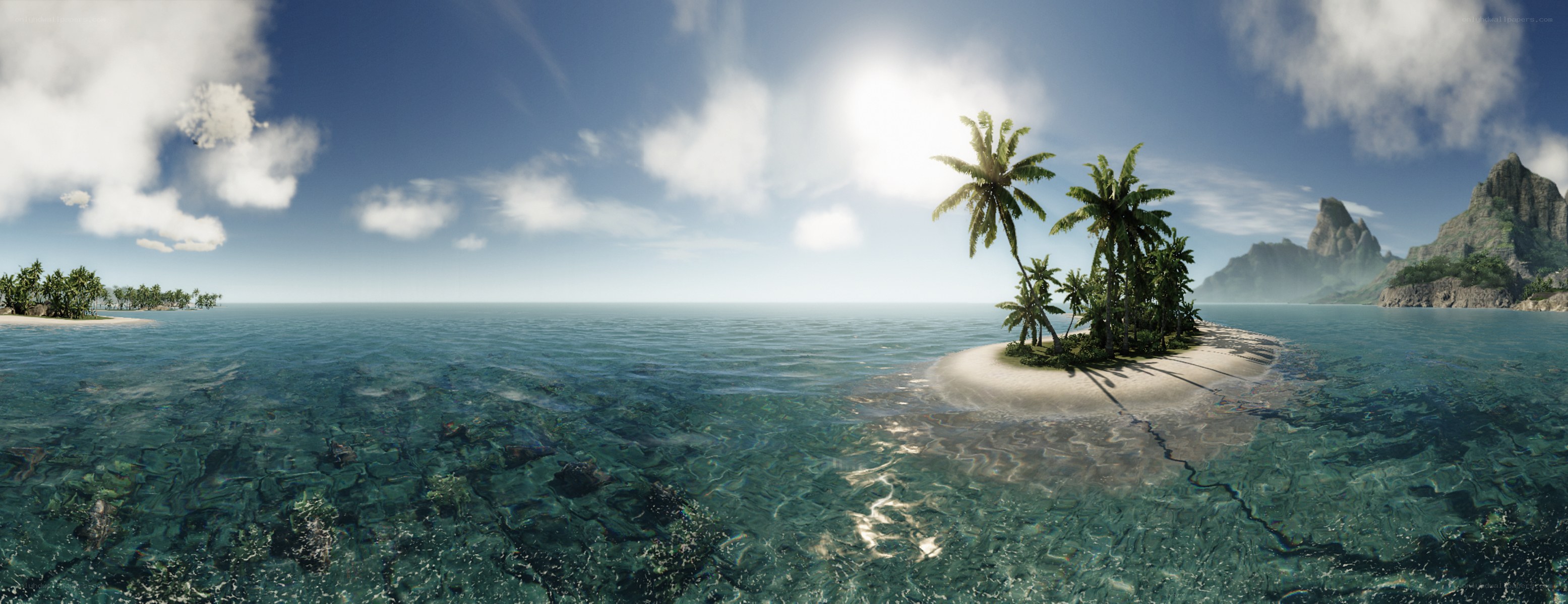 tropical island paradise