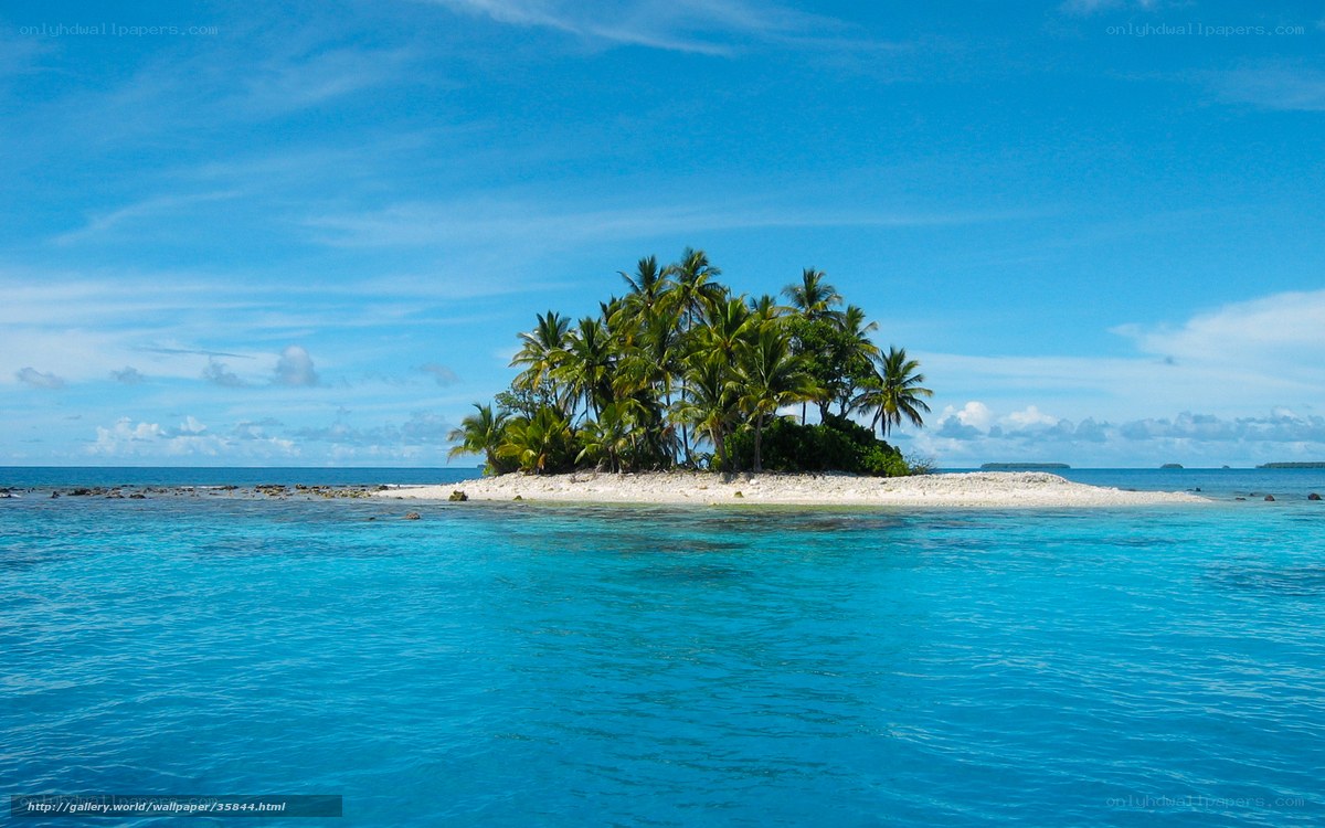 tropical island paradise